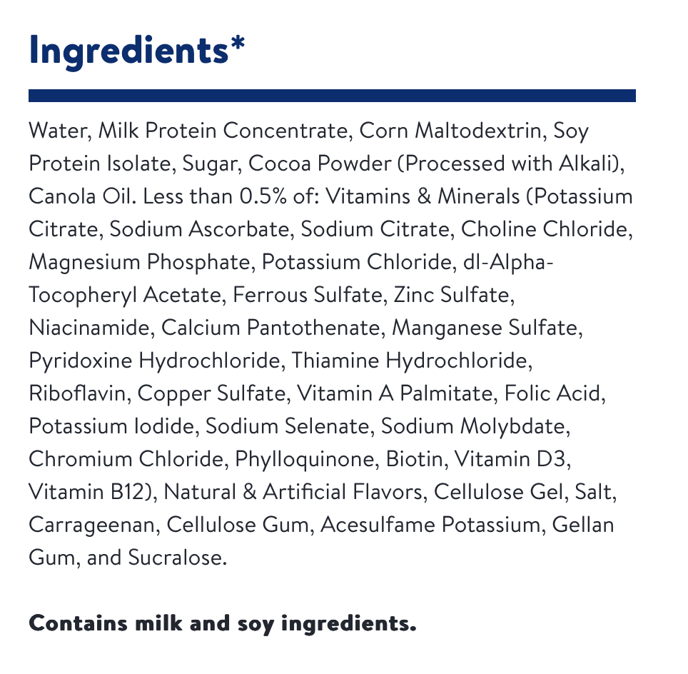 Ensure Meal Replacement Shakes Ingredients - FitnessLife Magazine Ensure Meal Replacement Shakes Ingredients